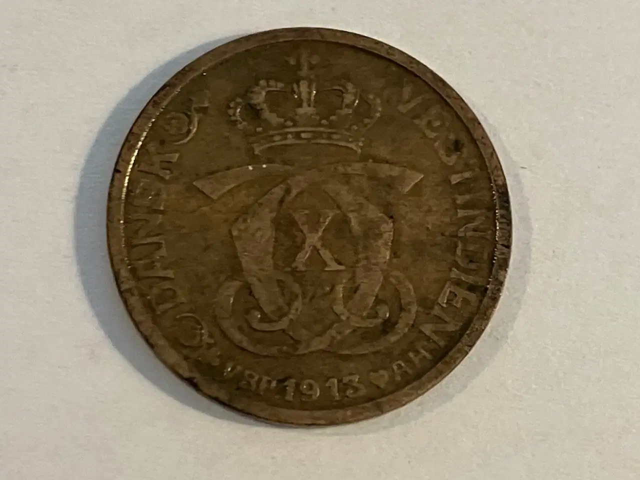 Billede 2 - 1 Cent / 5 Bit Dansk Vestindien 1913