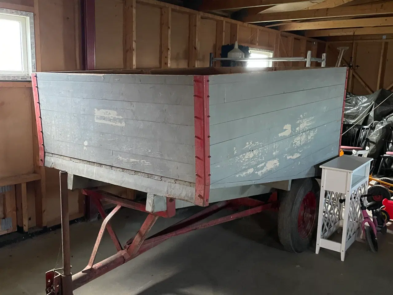 Billede 2 - Træbygget to Tønders vogn