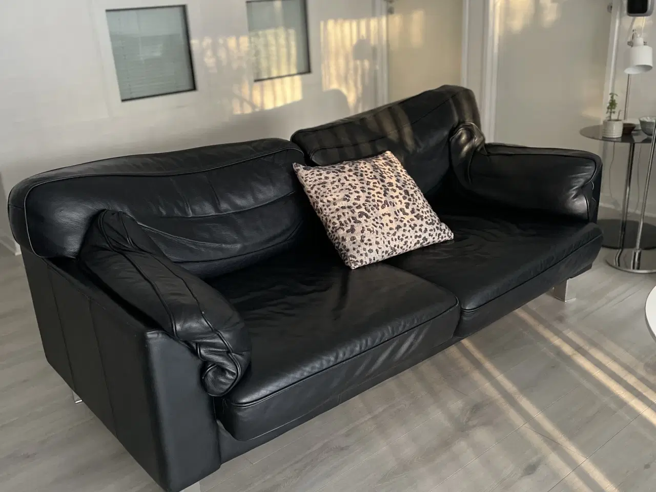 Billede 2 - 3+2 personers lædersofa