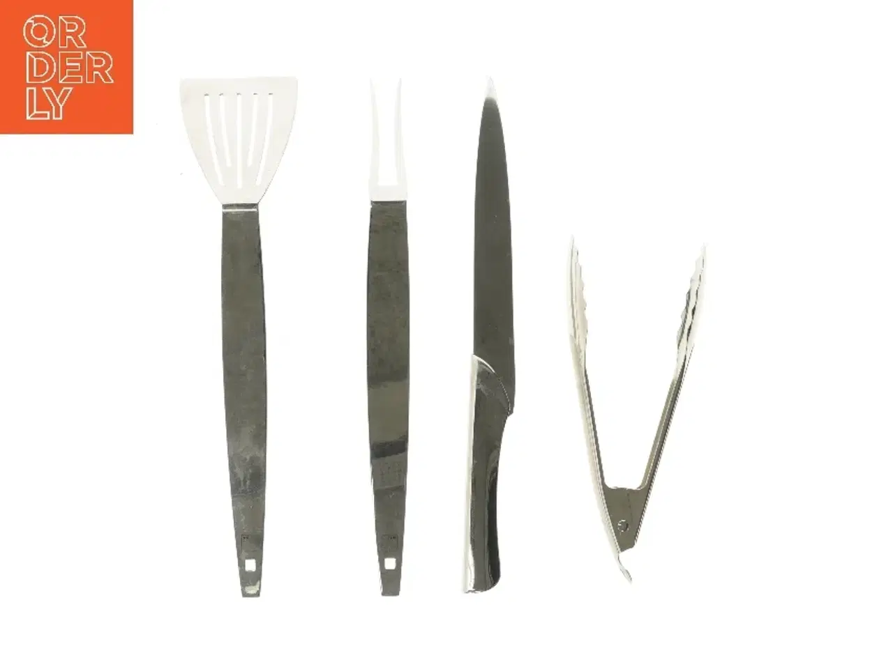 Billede 2 - Grillbestik i rustfrit stål fra Nuaw (str. 39 cm)