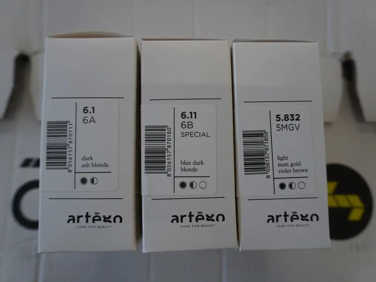 Billede 2 - Kasse med hårfarve, Artego BeautyFusion 100ml