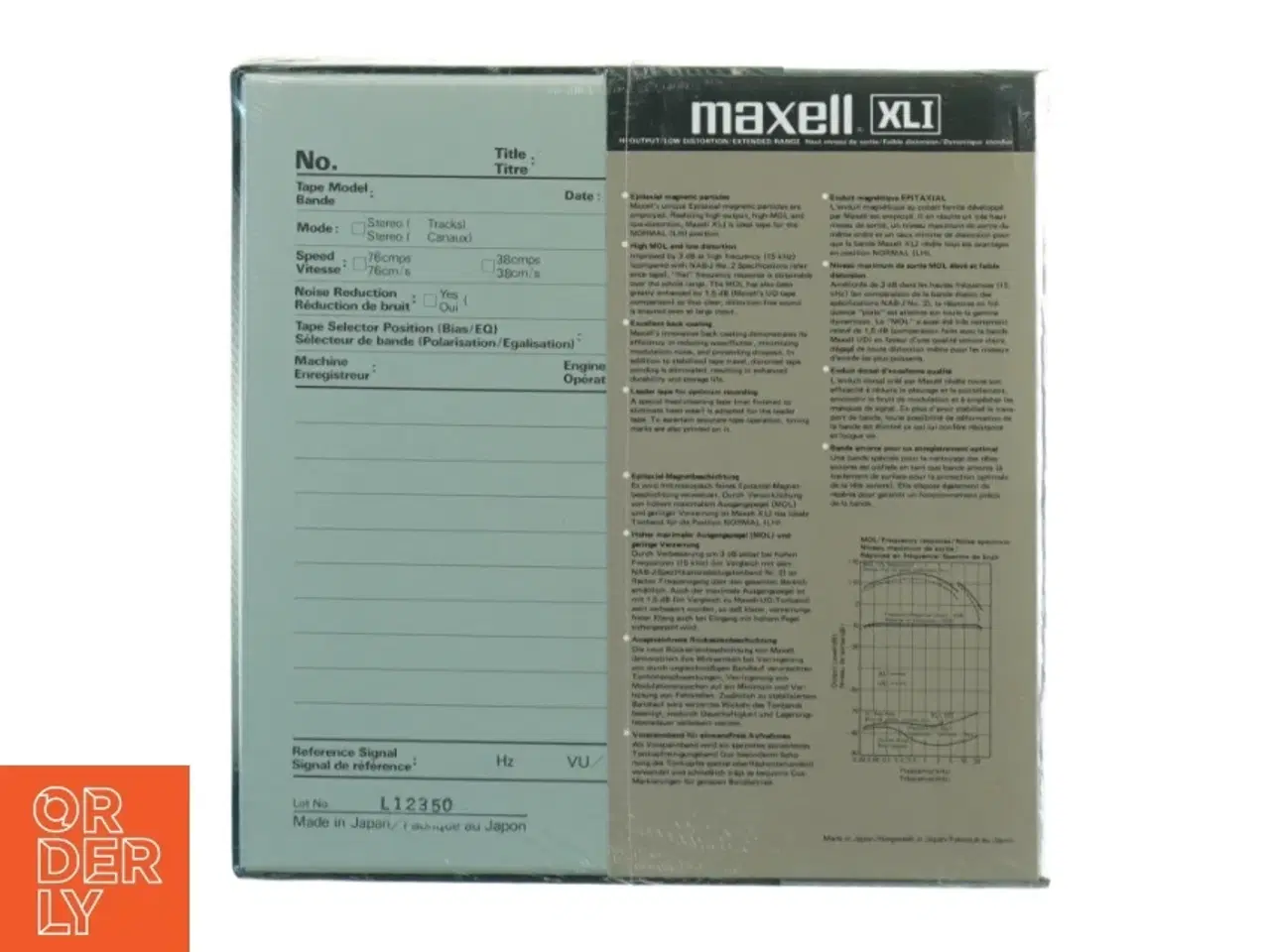 Billede 2 - Maxell XLII 35-90B lydbånd (str. 19 x 19 x 1 cm)