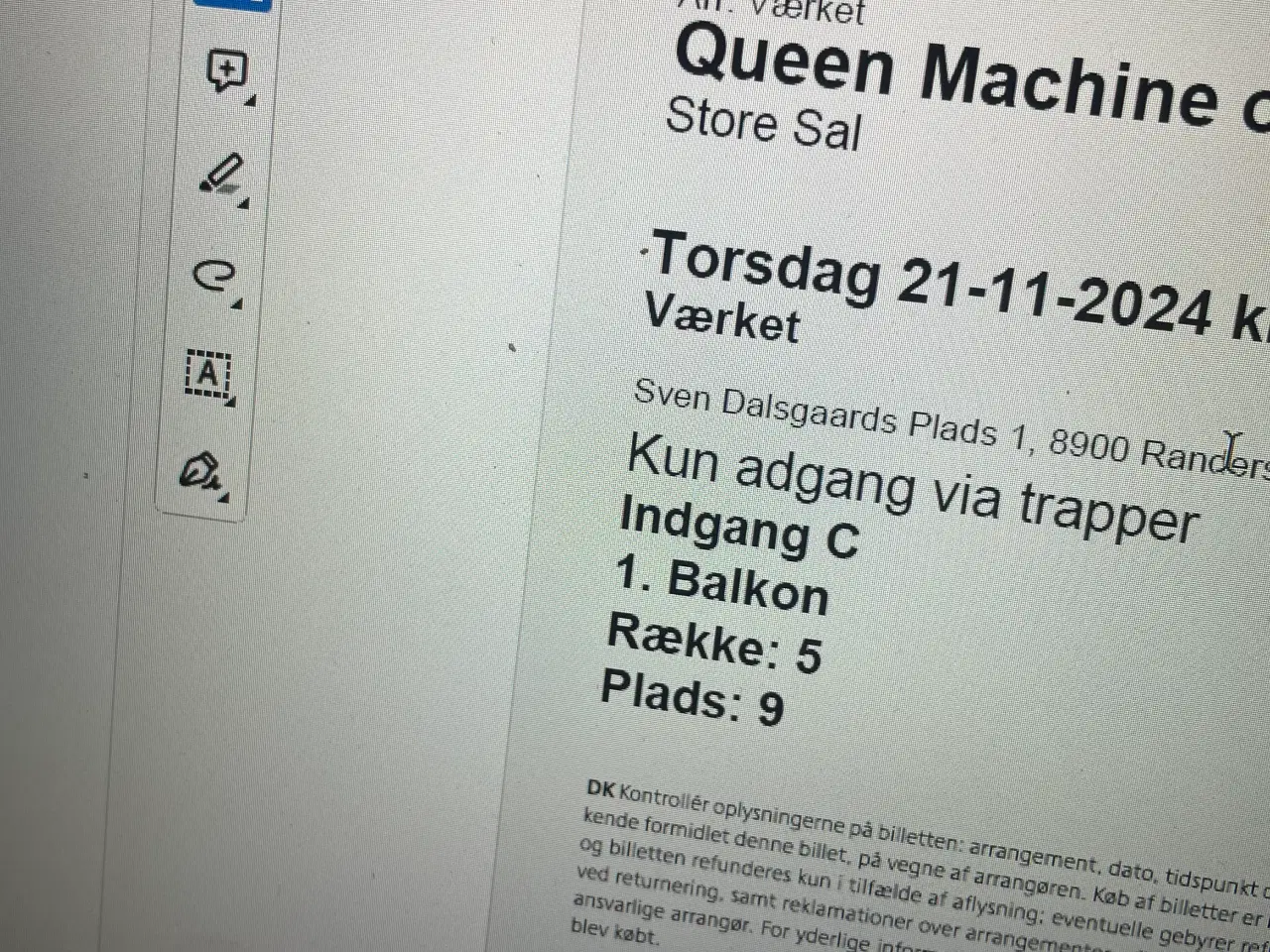 Billede 1 - Queen Machine billetter