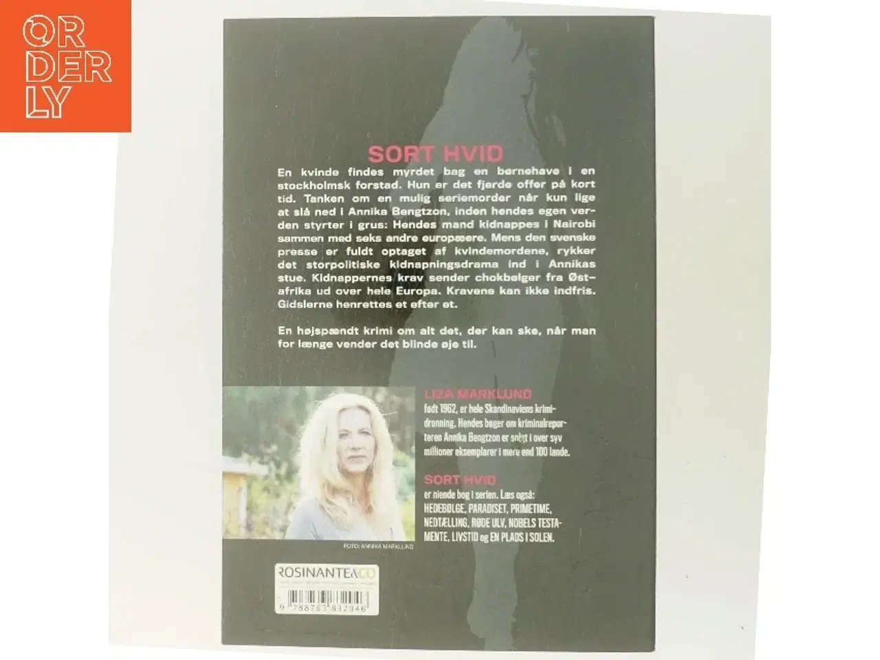 Billede 3 - Sort hvid : krimi af Liza Marklund (Bog)