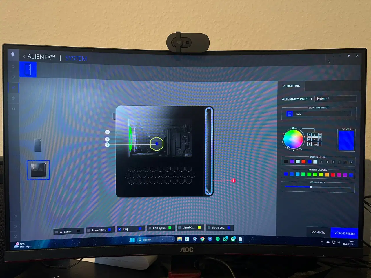 Billede 10 - DELL - ALIENWARE AURORA R16 - 6 MONTHS OF USE ONLY