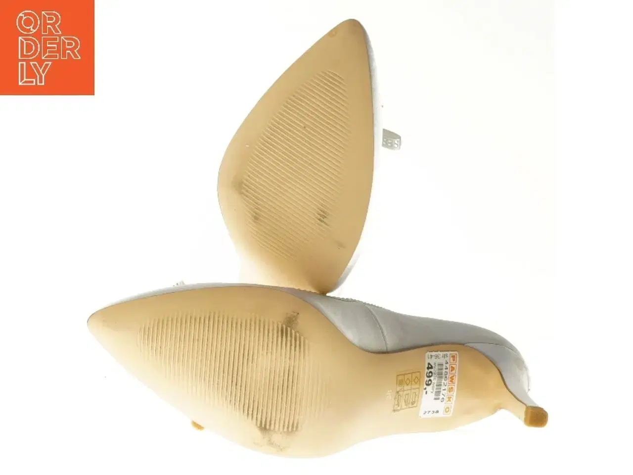 Billede 4 - Hvide damesko med hæl fra New Step (str. 38 )