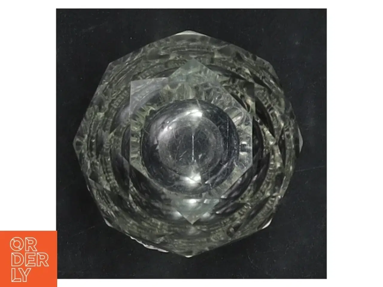 Billede 2 - Krystal vase (str. H 6,5 cm, ø 5 cm)