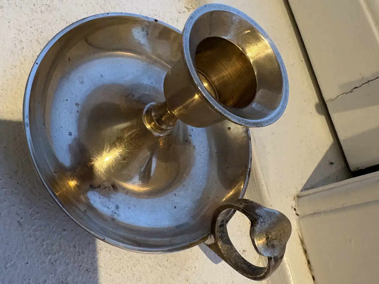 Billede 1 - Smuk klassisk kammeratage i messing