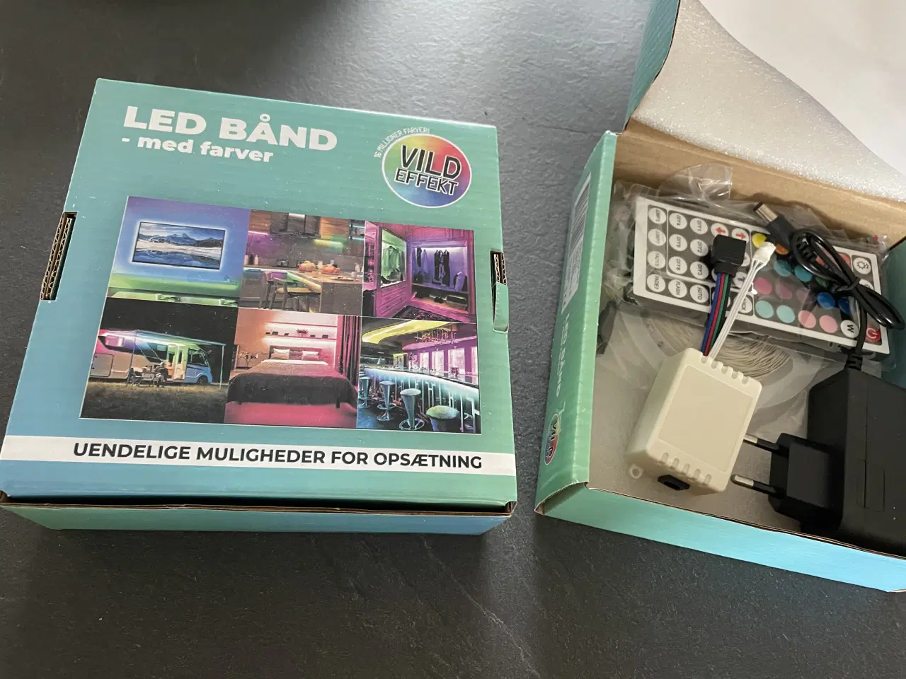 Billede 2 - Led bånd/ lys med mange farver Helt nyt 