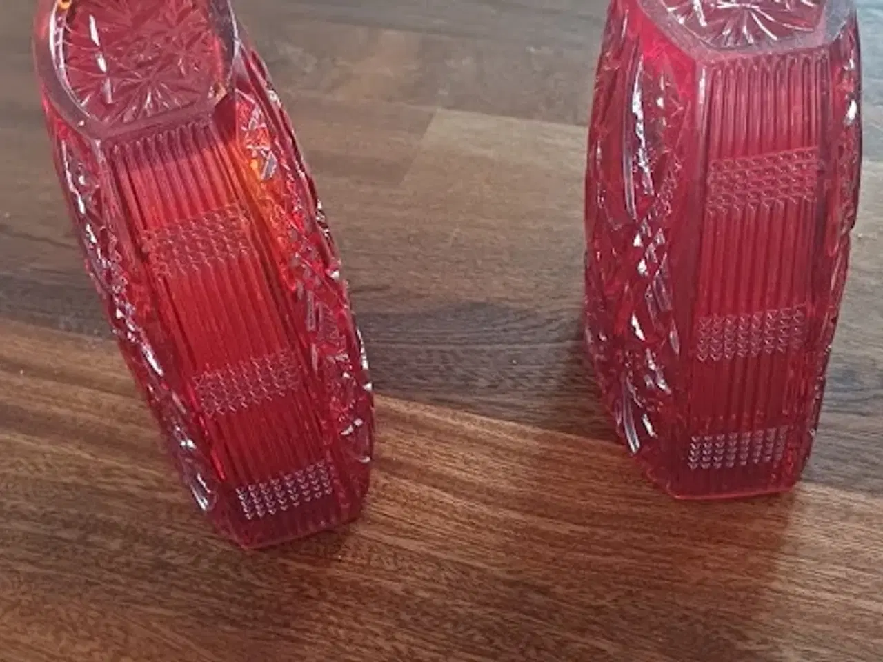 Billede 1 - 2 glasvaser fra Fyens glasværk