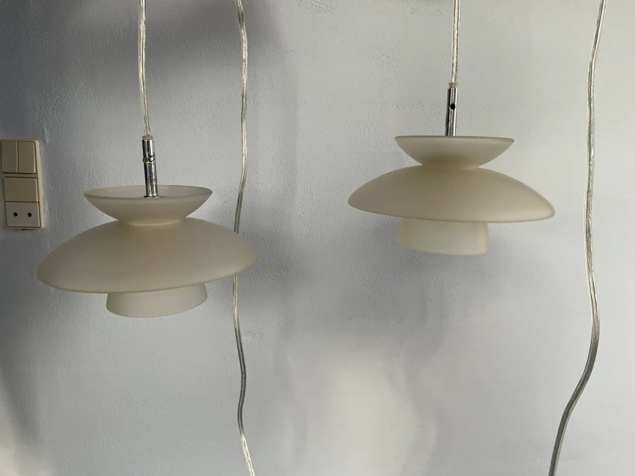 Billede 1 - 2 stk Glas pendel