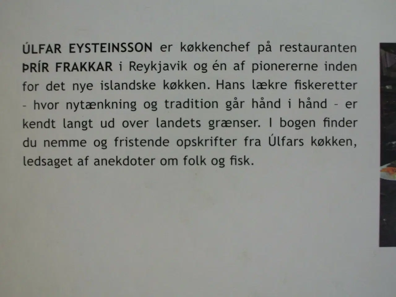Billede 2 - fisk fra et islandsk køkken, af ulfar eysteinsson,