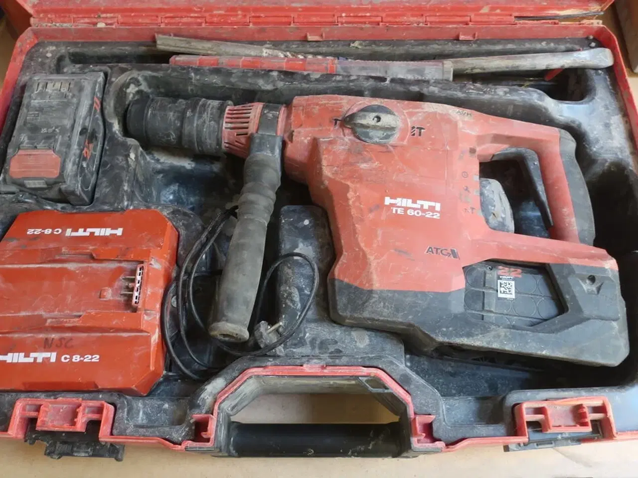 Billede 2 - Slaghammer HILTI TE 60-22 (akku) inkl. batteri og lader