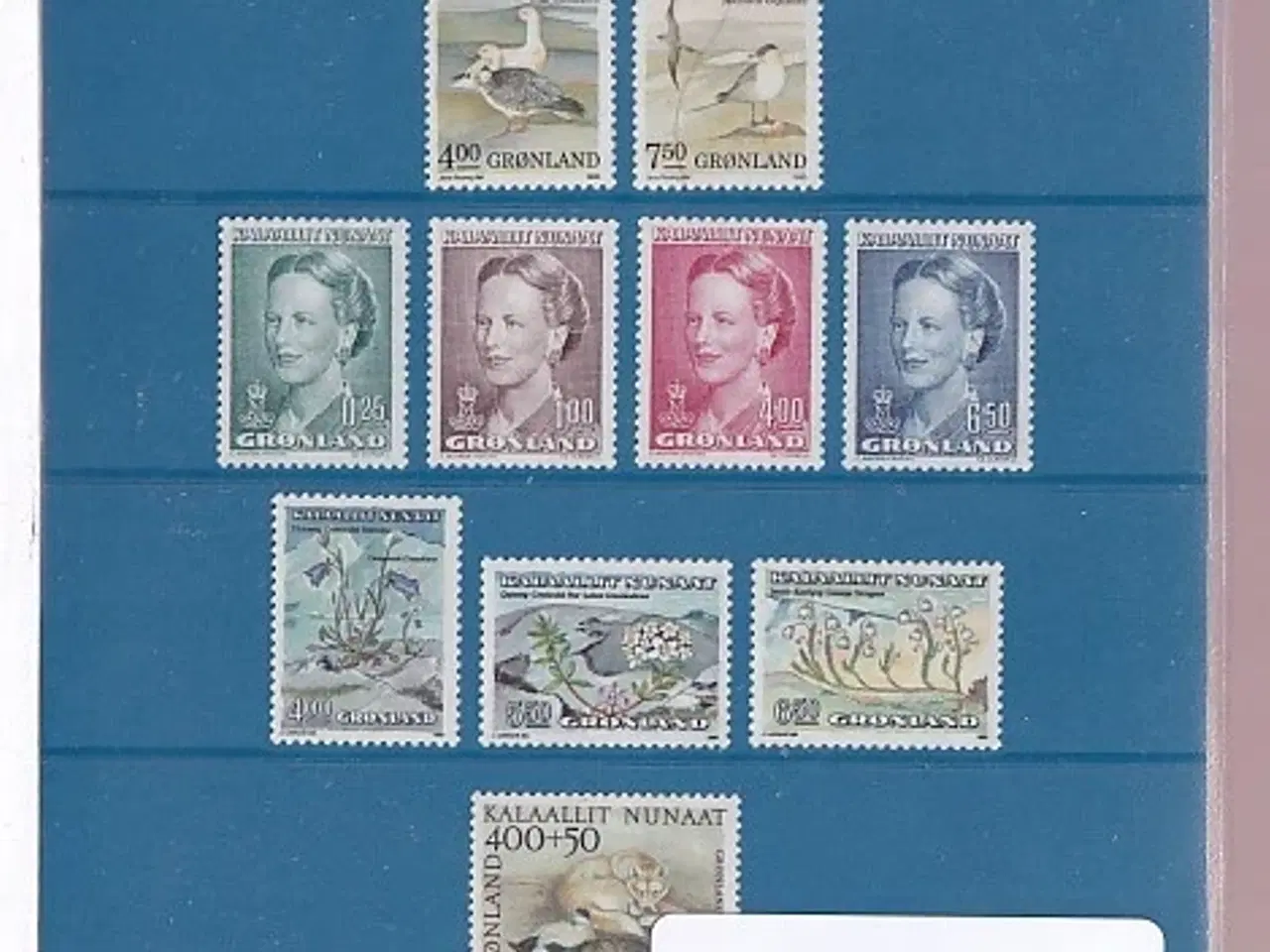 Billede 1 - Grønland - 1990 Frimærker Komplet - Postfrisk