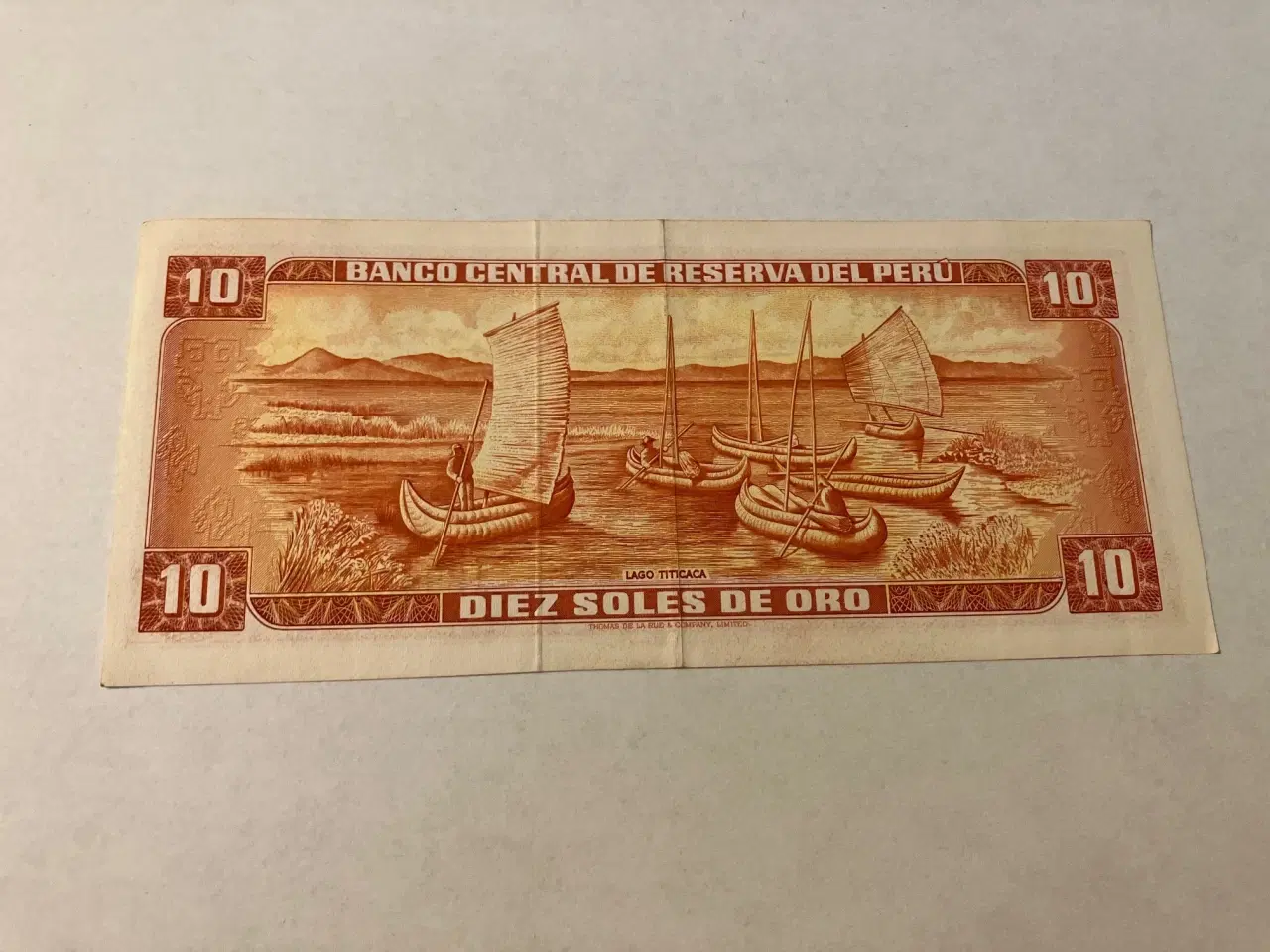 Billede 2 - 10 Soles De Oro Peru