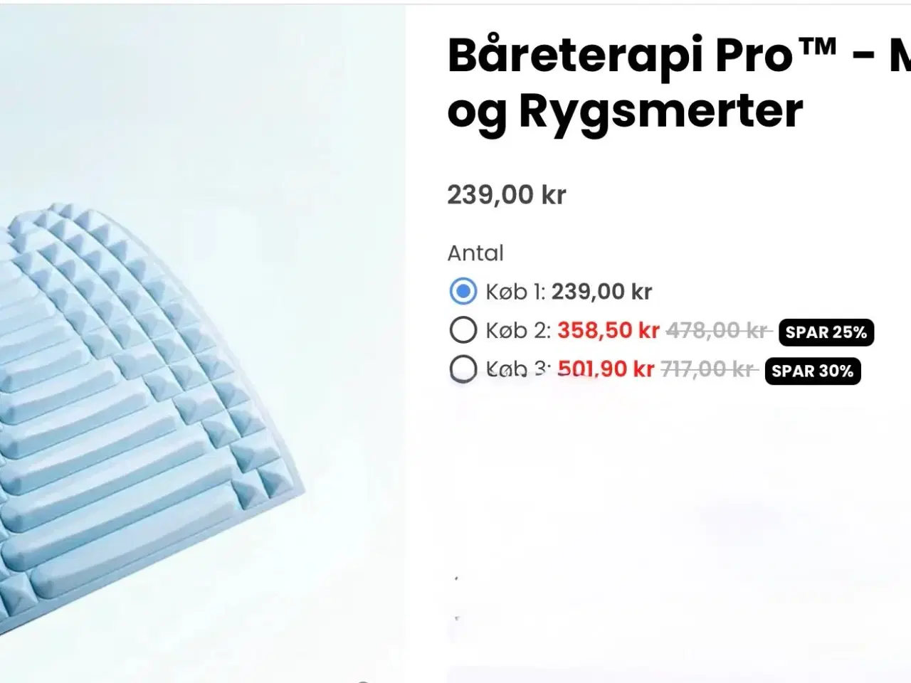 Billede 1 - Iskias/rygsmerter mm.