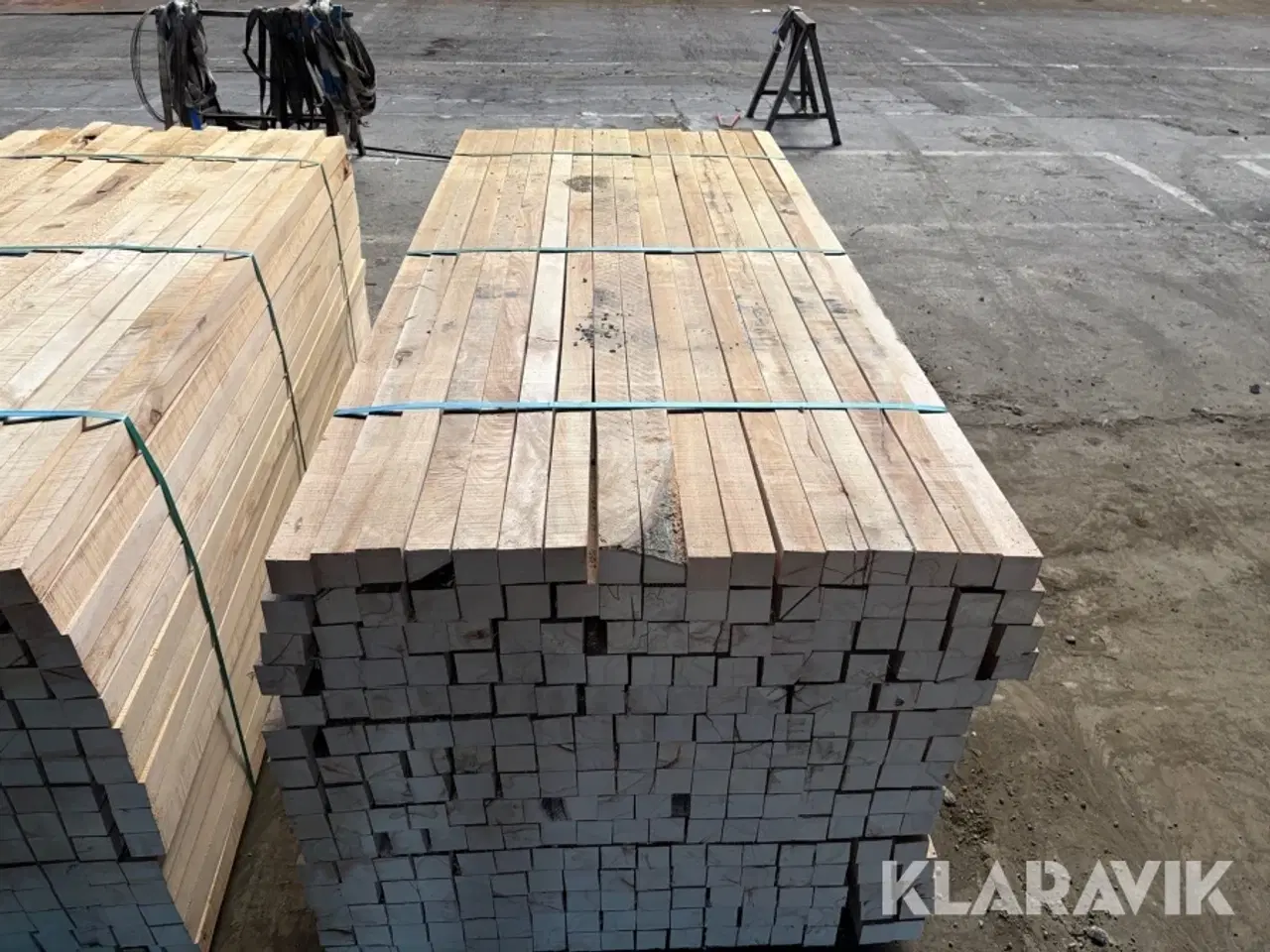 Billede 9 - Lægter ovntørret eg - palle med 255 styk