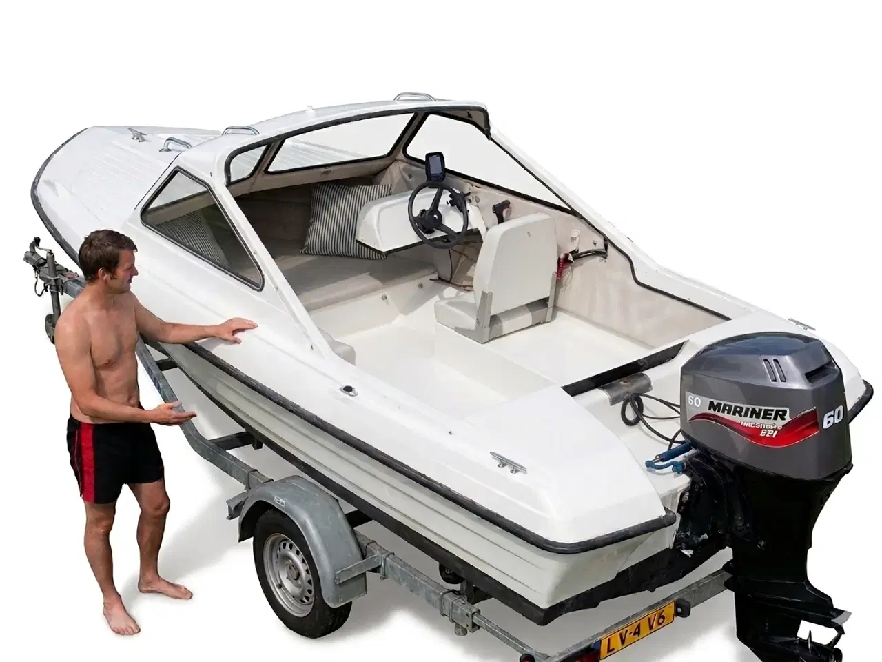 Billede 2 - Skibsplast 15 HT motorbåd