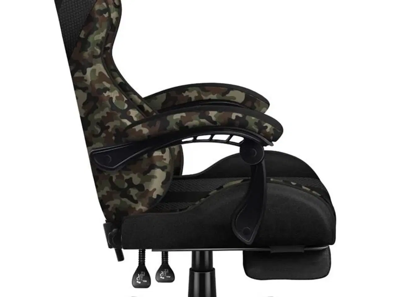 Billede 7 - Gamerstol Huzaro Force 4.7 Camo Mesh – ergonomisk stol med fodstøtte