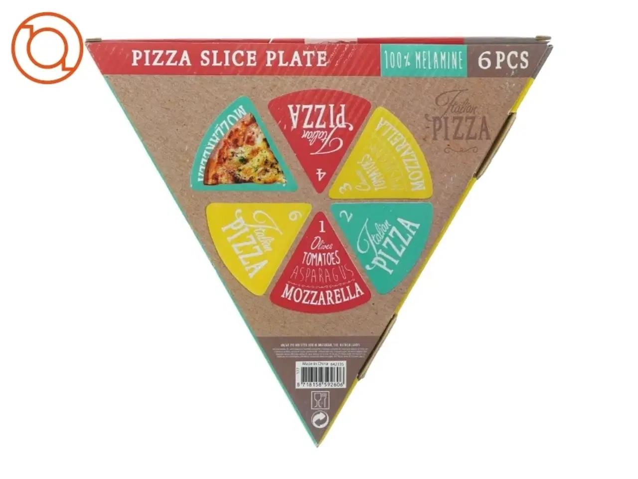 Billede 2 - nye Pizza slice plate (str. 23 x 22cm)