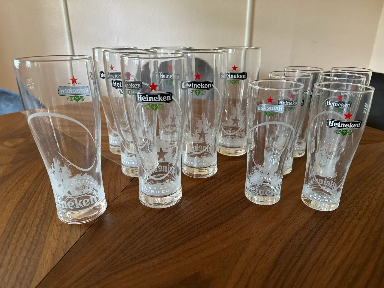 Billede 1 - Heineken ølglas - 2 str.