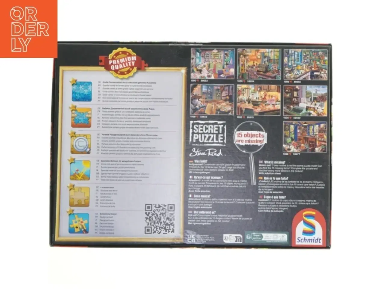 Billede 3 - Schmidt 1000 brikker puslespil fra Schmidt (str. 1000 brikker)