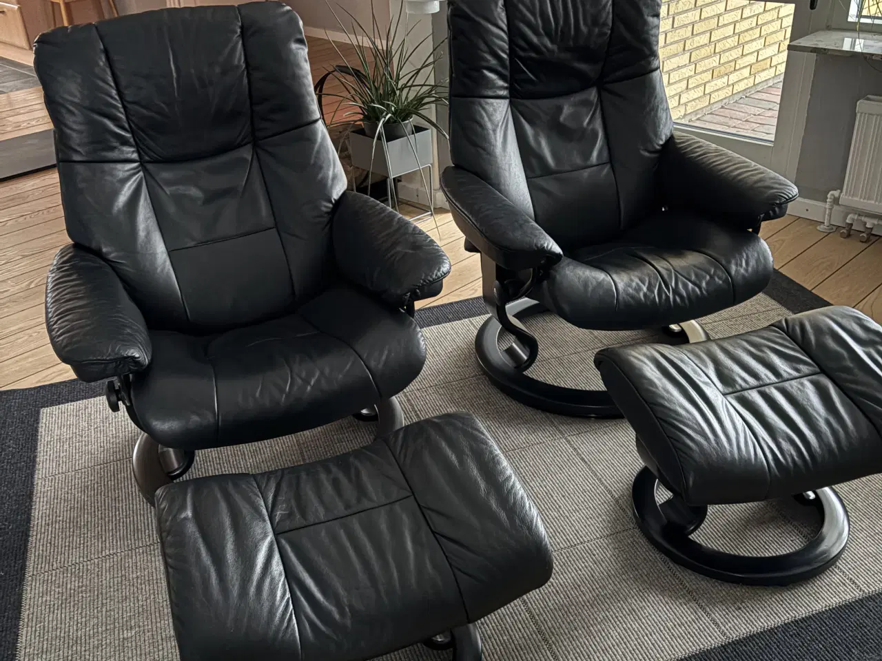 Billede 1 - Særdeles flotte og velholdte Stressless lænestole