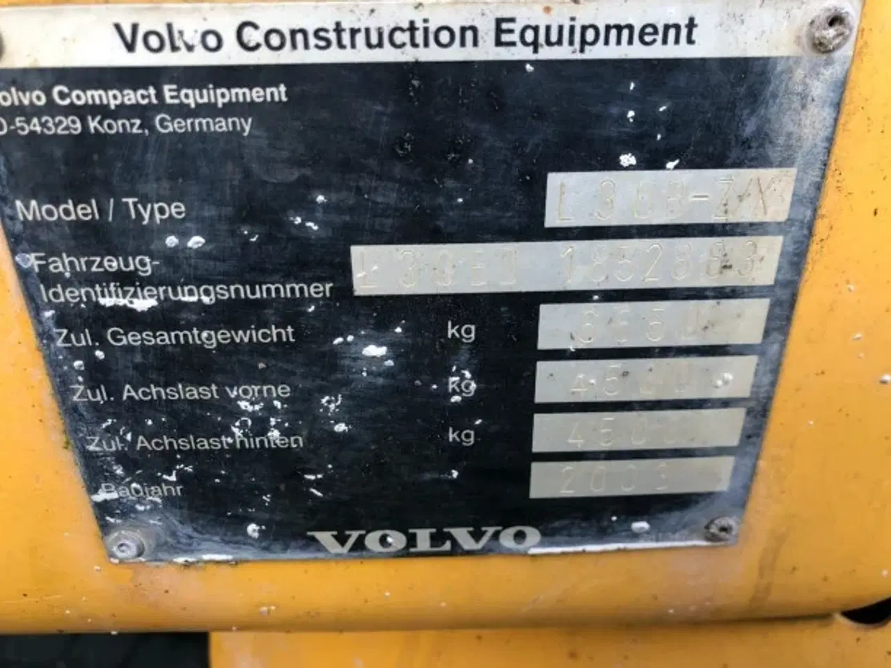 Billede 8 - Volvo L30B - 6.5T læssemaskine / Med skovl