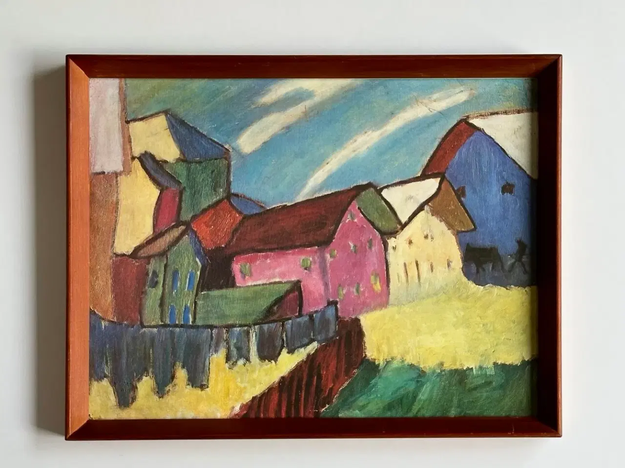 Billede 2 - Gabriele Münter, Landsbygade om Vinteren, 1911