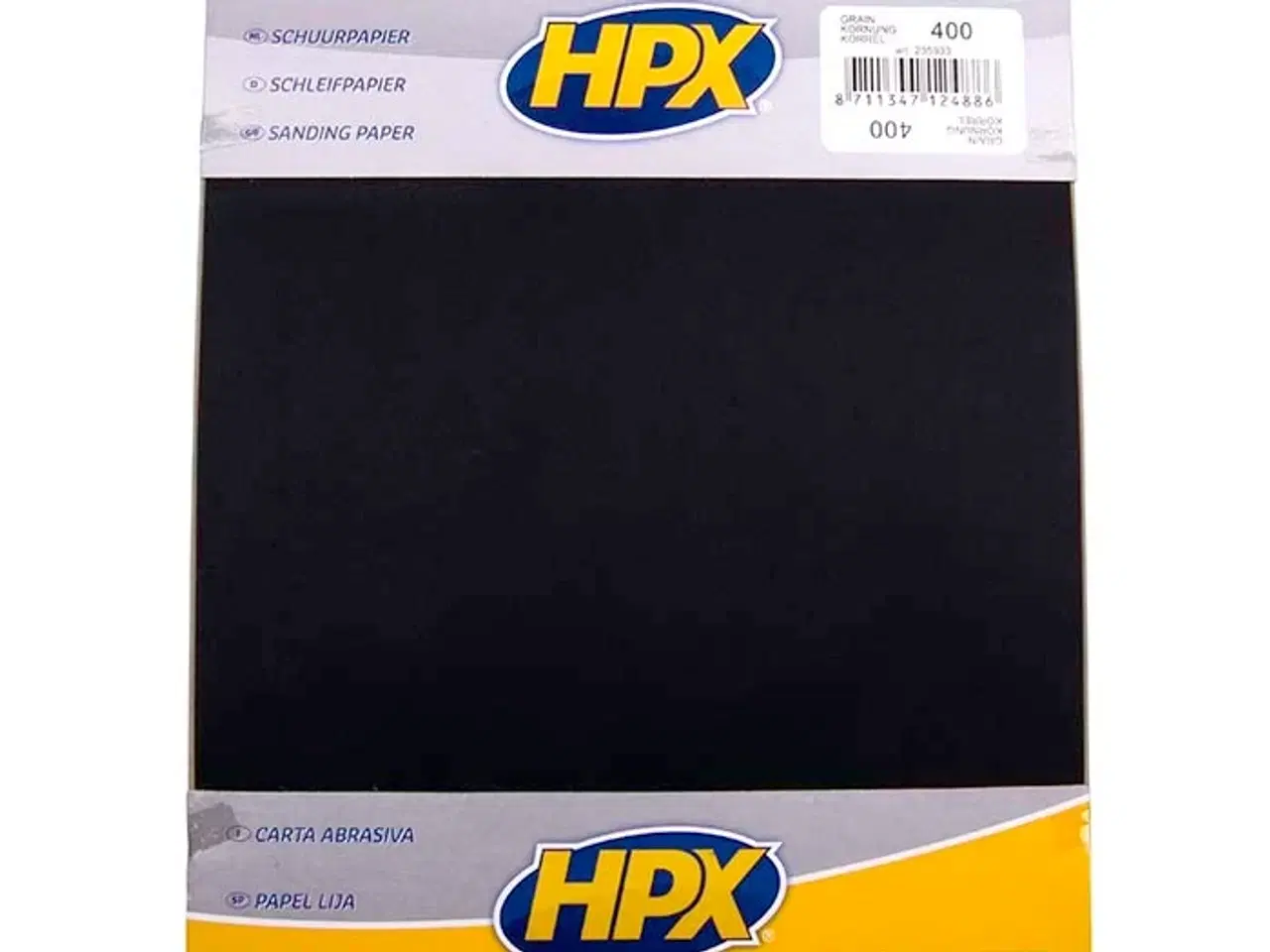 Billede 1 - HPX sandpapir p400 - 4 stk.