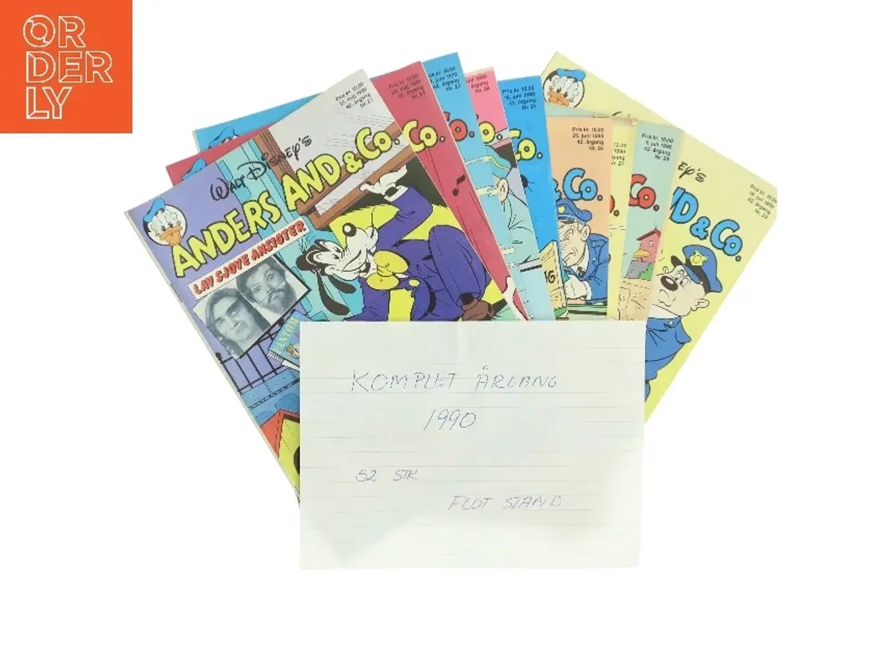 Billede 1 - Komplet årgang 1990 Disney&#39;s Anders And & Co. (Bog)