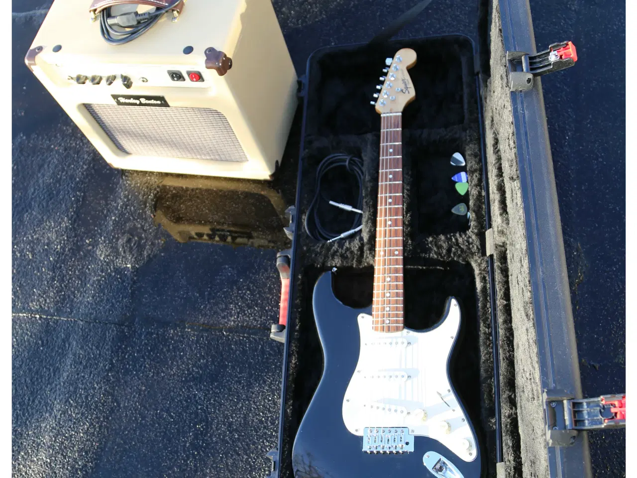 Billede 3 - Squier Stratocaster model SE 100 + rør forstærker