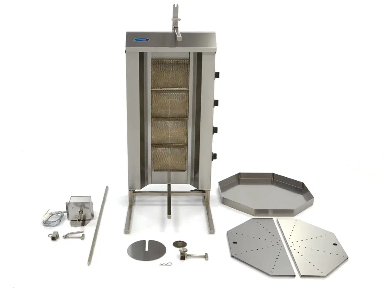 Billede 4 - Døner / Shawarma grill – 4 brændere – 50 kg