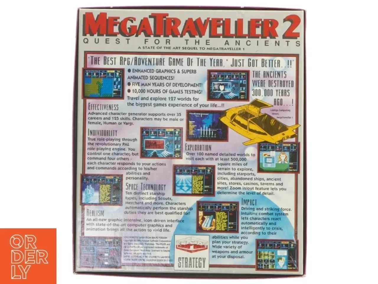 Billede 2 - MegaTraveller 2 Computerspil fra Megatraveller (str. 24x21 cm)