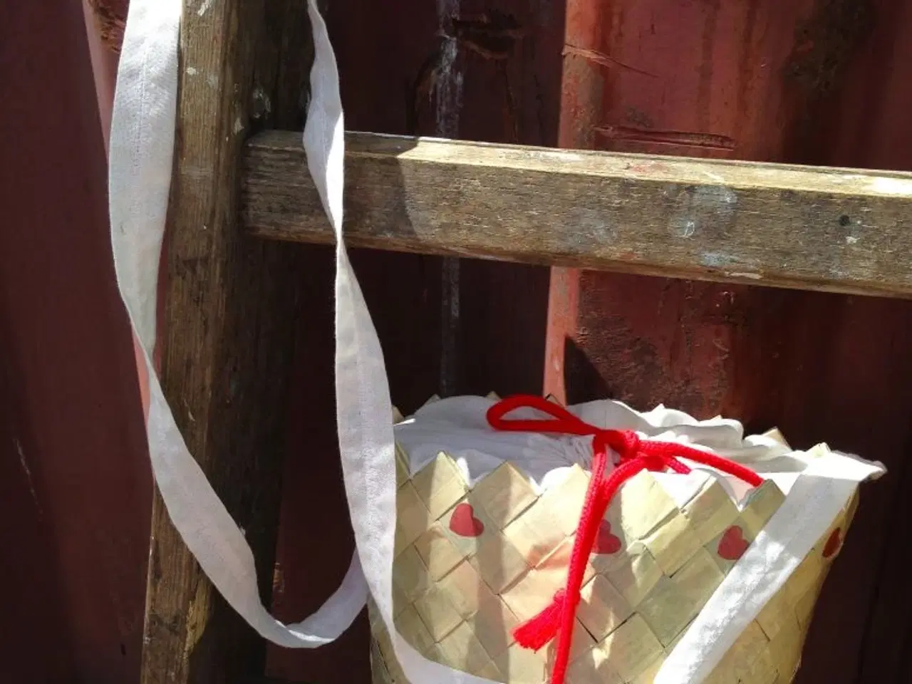 Billede 4 - Håndlavet hjertetaske - valentinsgave til kæresten