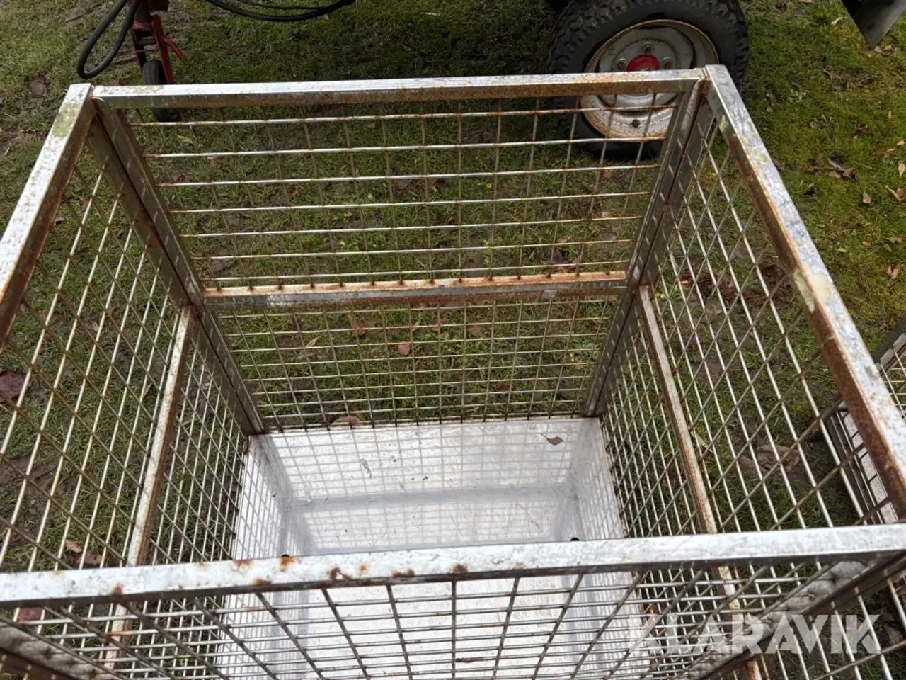 Billede 8 - Trådbur/pallekasse i stål 2 styk