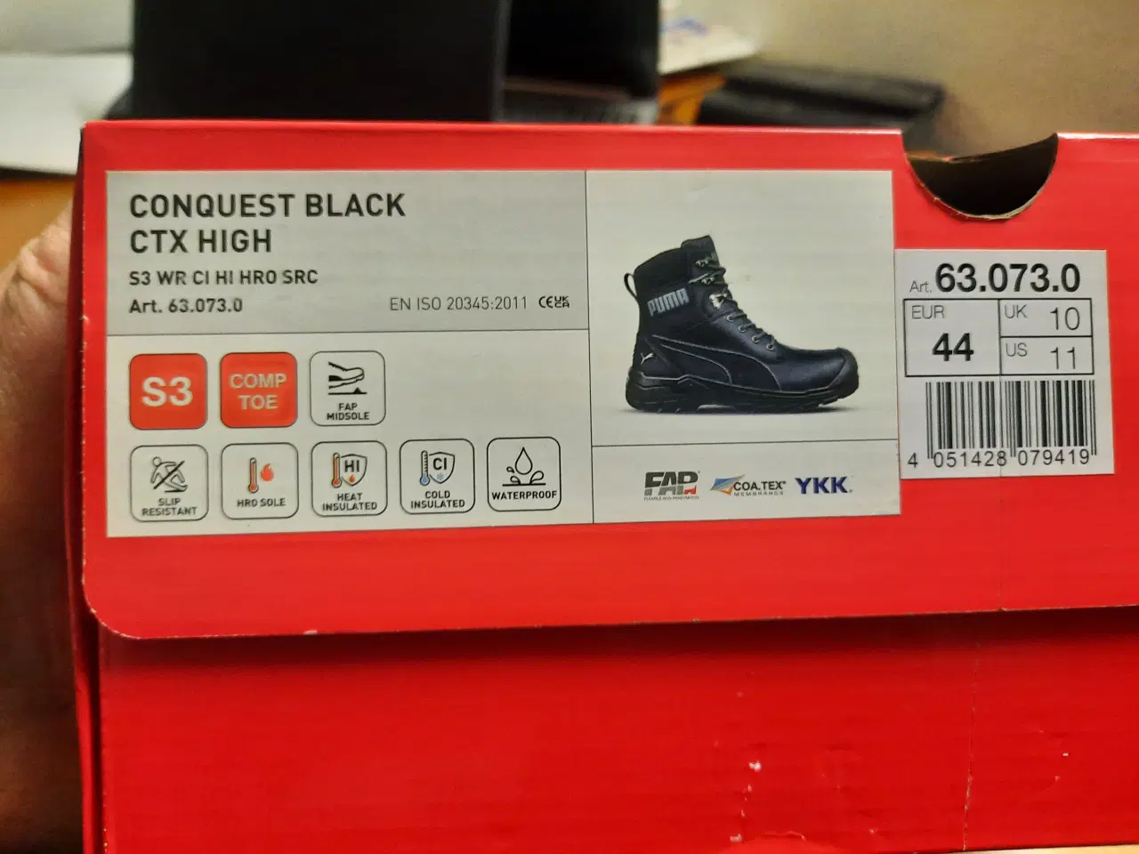 Billede 2 - Sikkerhedsstøvler str 44