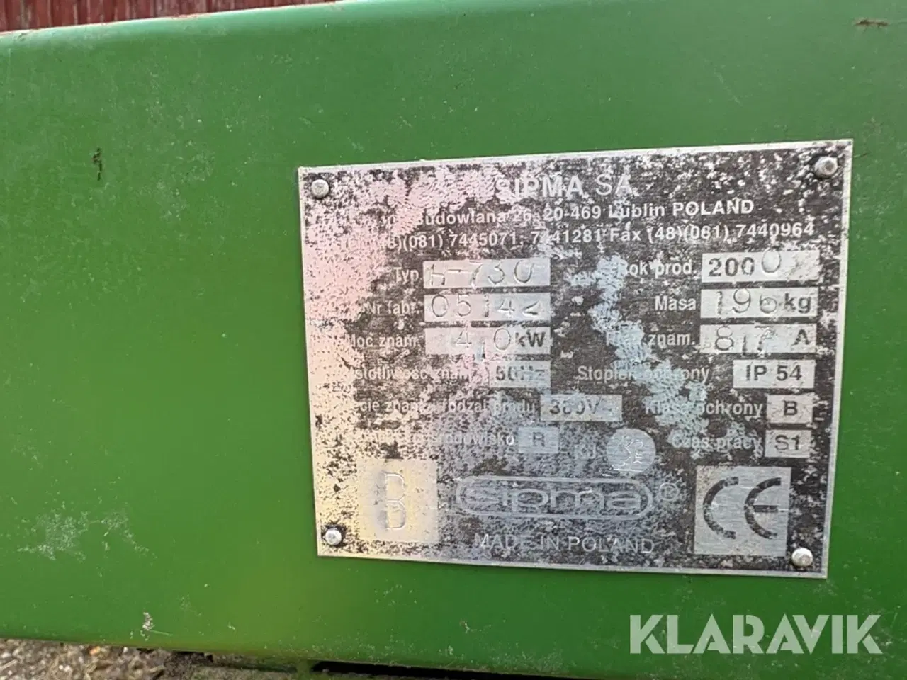 Billede 8 - Kornvals Sipma H-730