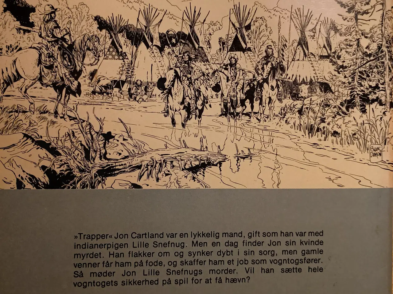 Billede 2 - Sidste Vogntog Til Oregon. Tegneserie.