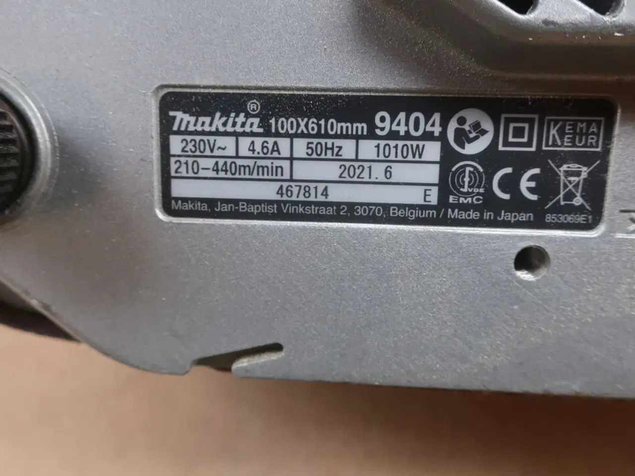 Billede 3 - Boremaskine, arbejdslampe, sliber mv.  MAKITA  Model: DML 805, HG 5012, 9404