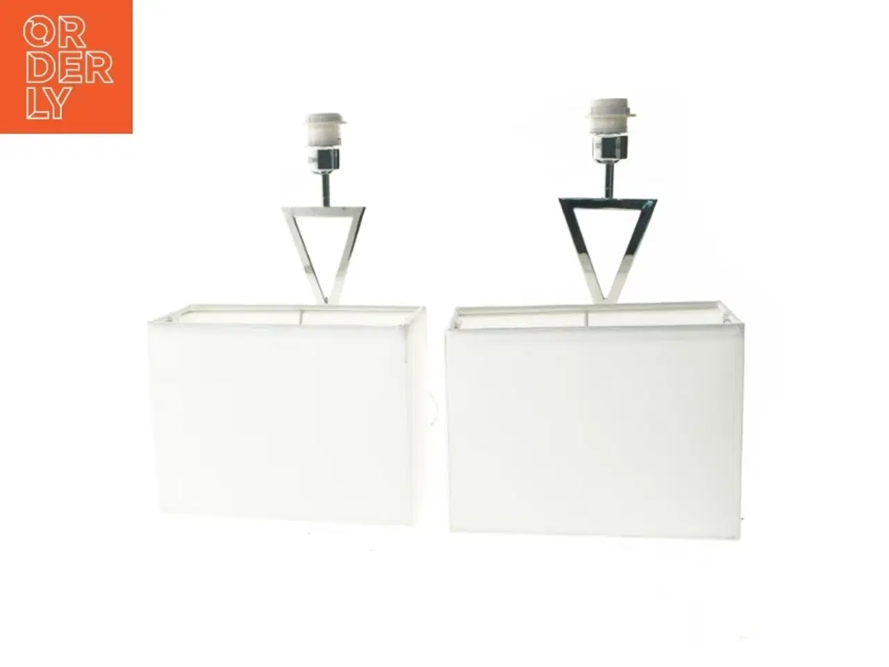 Billede 3 - Moderne bordlamper, sæt af 2 (str. 40x25 cm)