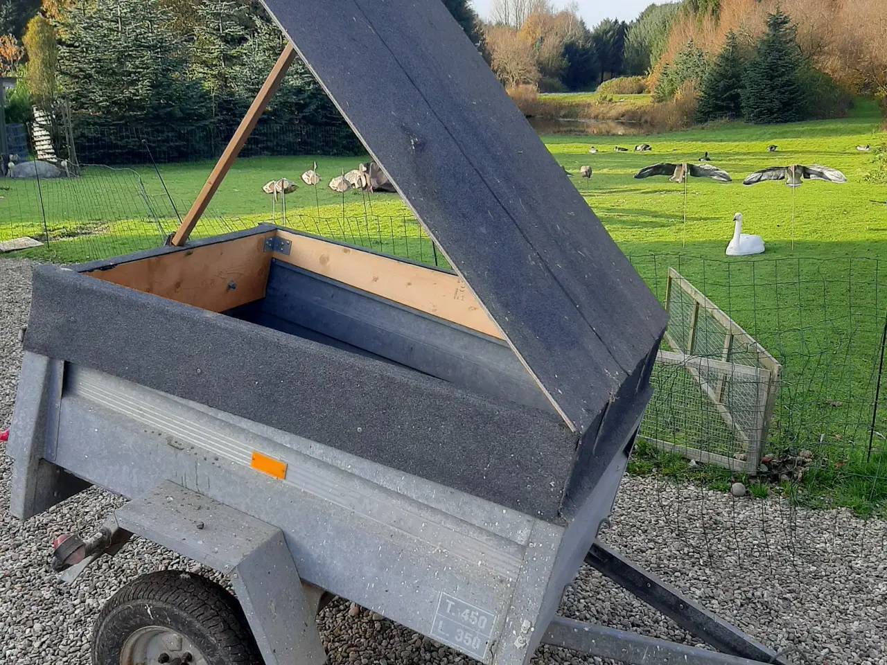 Billede 6 - Lokkegæs og trailer.