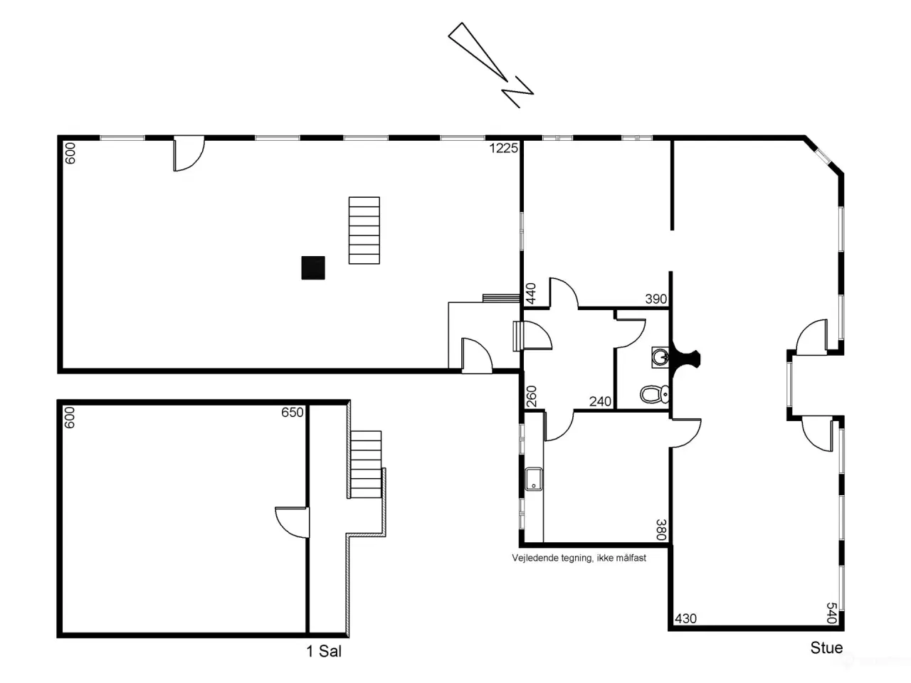 Billede 5 - Spændende lejemål i attraktiv hjørneejendom i Roskilde centrum