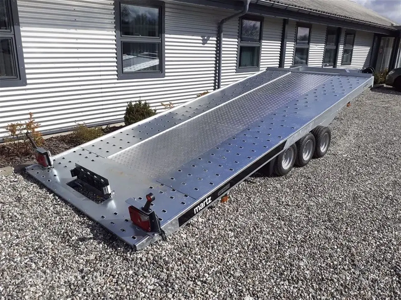 Billede 5 - 0 - Martz Autotrailer GT 480 3 akslet 3500 kg   Top Professionel Autotrailer fra Martz med opkørsels vinkel på kun 11 grader til Skarp Pris