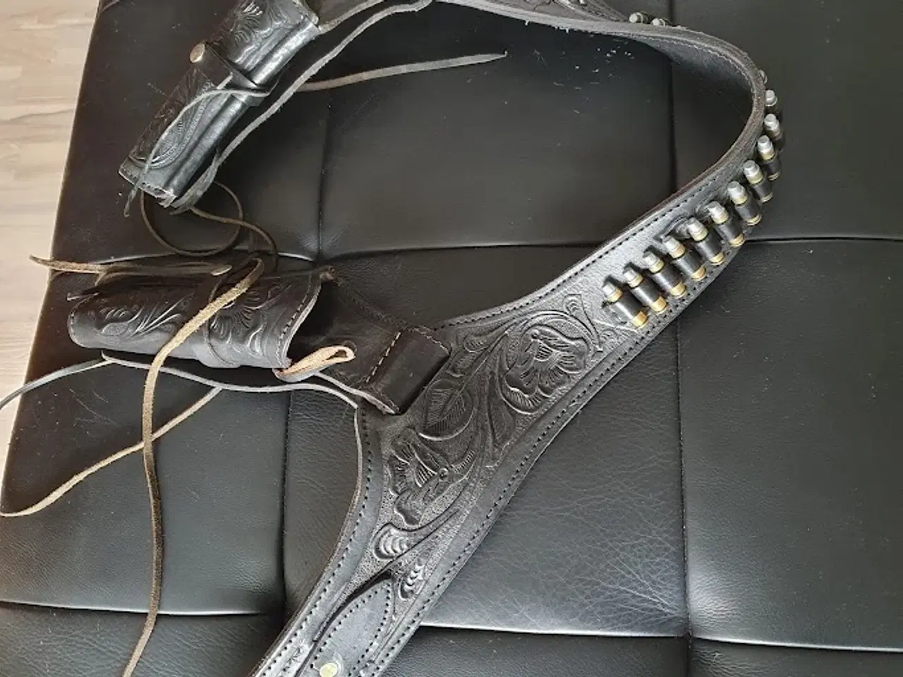 Billede 4 - Western pistolbælte - dobbelt hylstret 