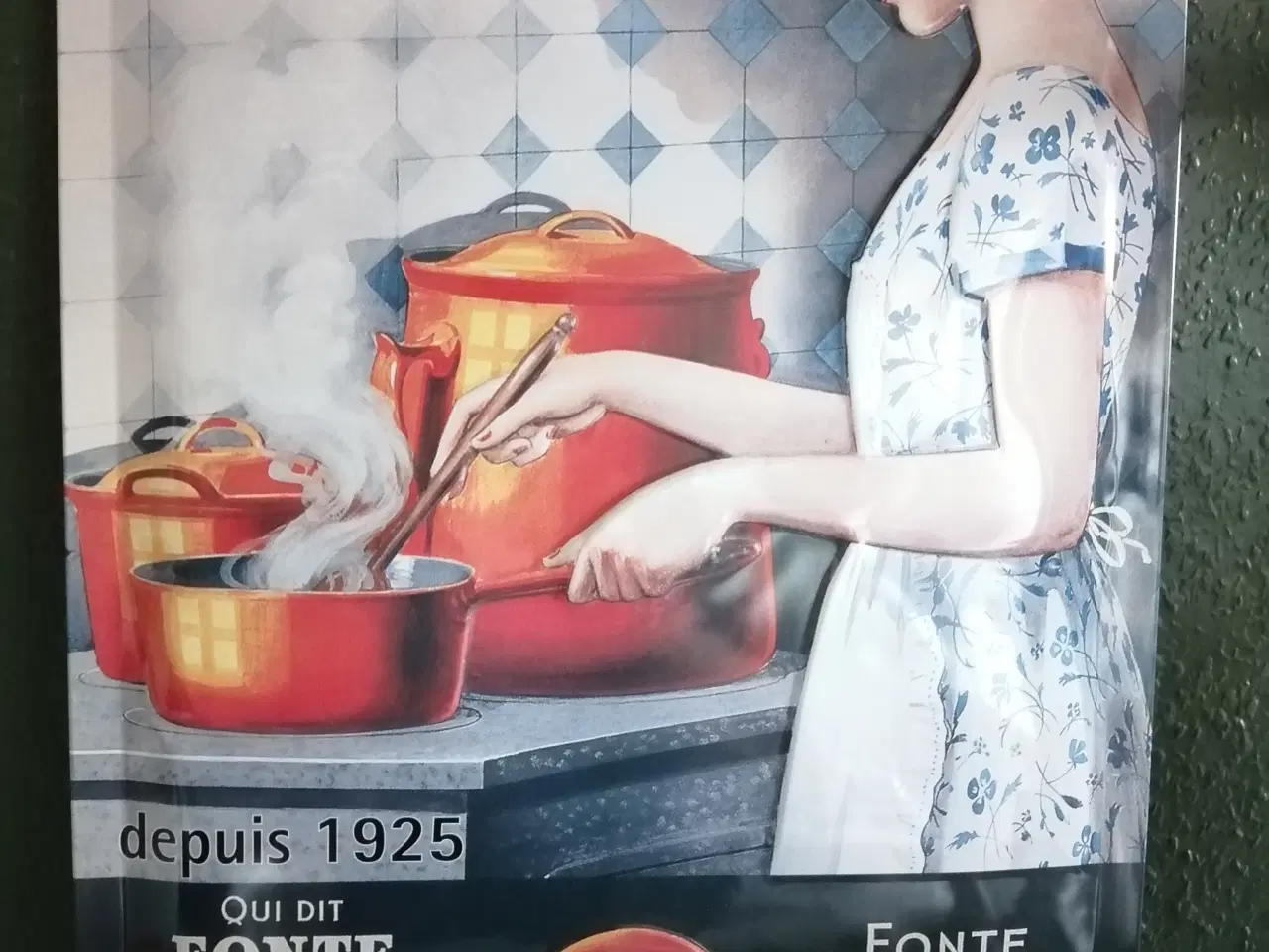 Billede 2 - METAL SkILT LE CREUSET 