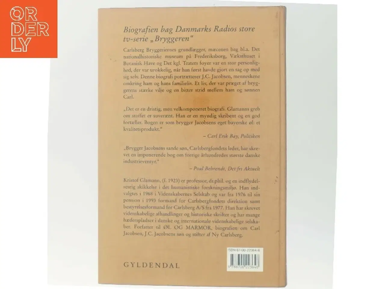 Billede 3 - Bryggeren : J.C. Jacobsen på Carlsberg af Kristof Glamann (Bog)