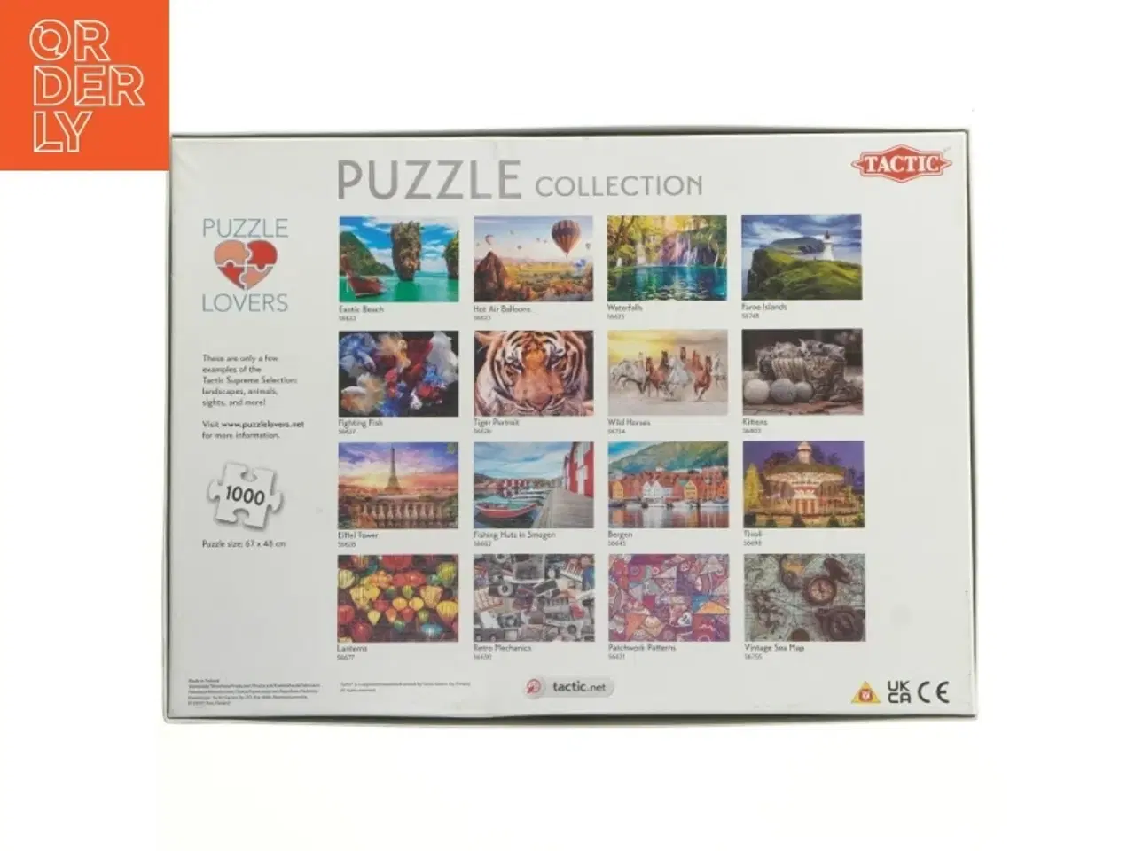 Billede 3 - Tactic 1000-brikkers puslespil fra Tactic (str. 1000 brikker)