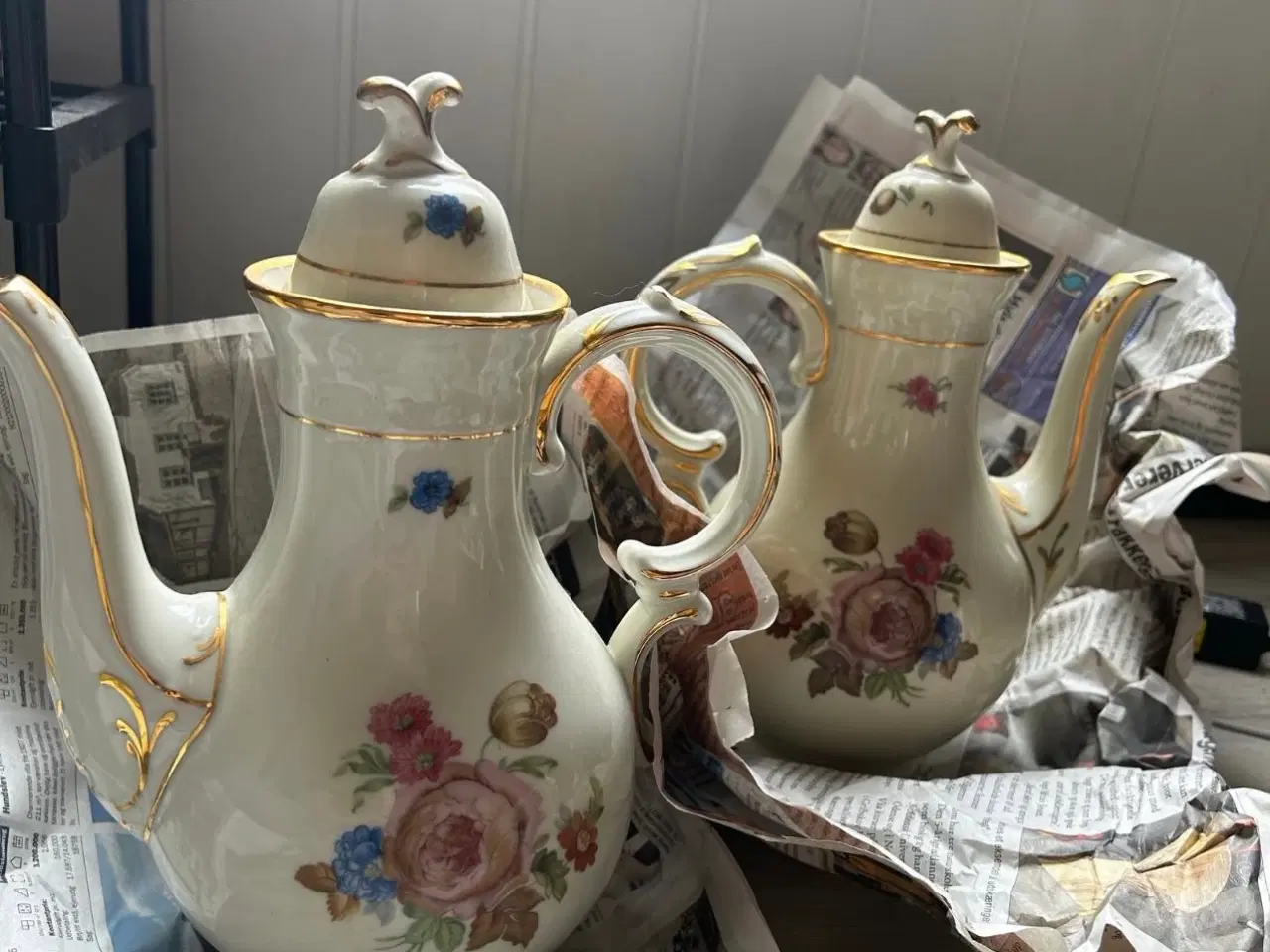 Billede 9 - Antik service fra kjøbenhavn porcelains malleri