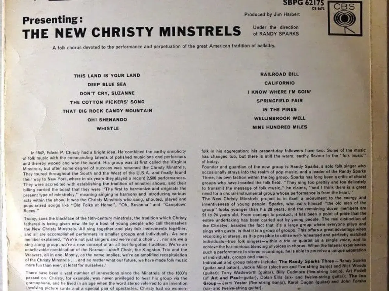 Billede 2 - The New Christy Minstrels. Vinyl Lp